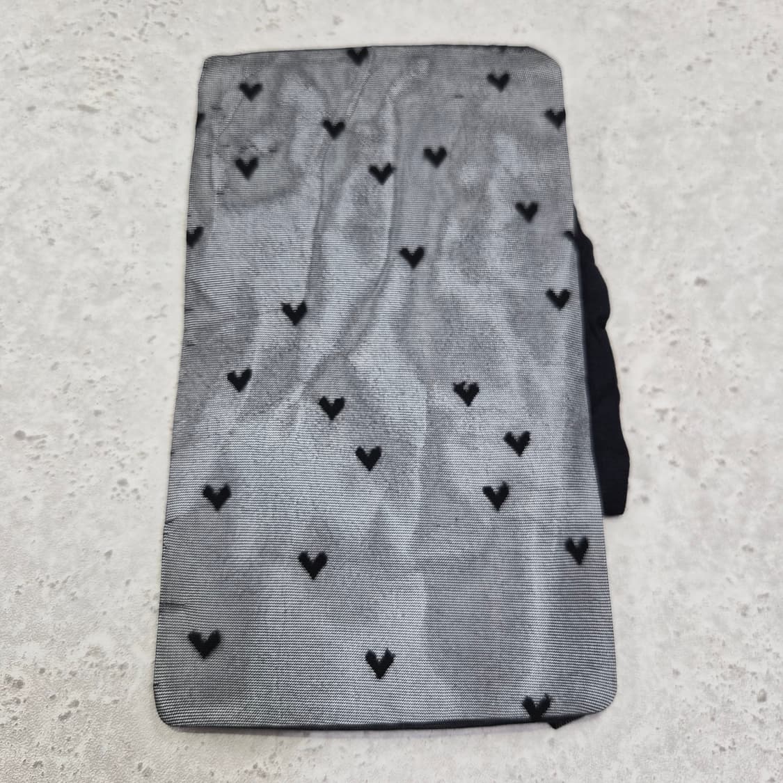 일본 튜튜안나 20데니아 하트 패턴 시스루  팬티스타킹 상품이미지2