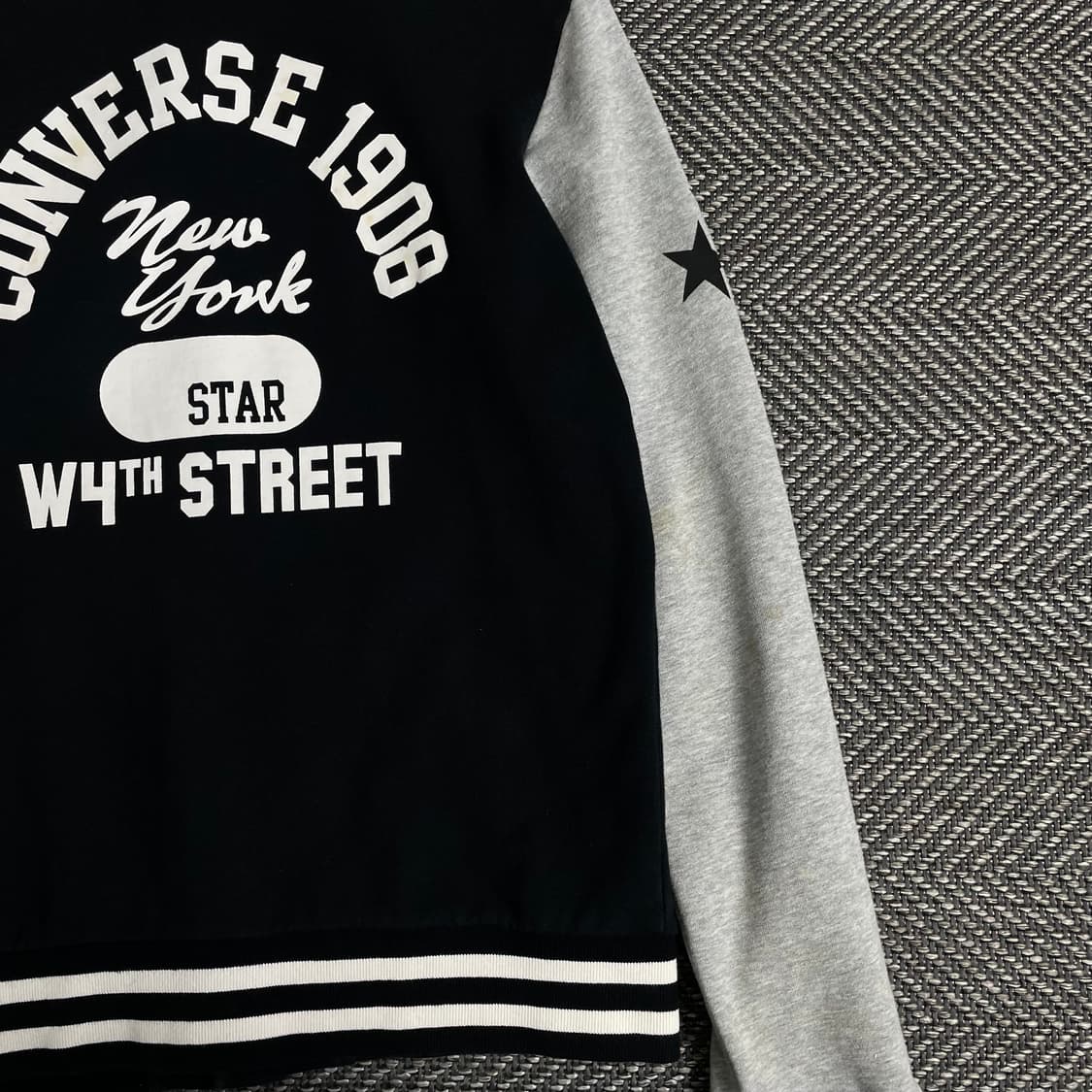 00s 컨버스 올드스쿨 빅로고 스웻 바시티 자켓o 3104 상품이미지5