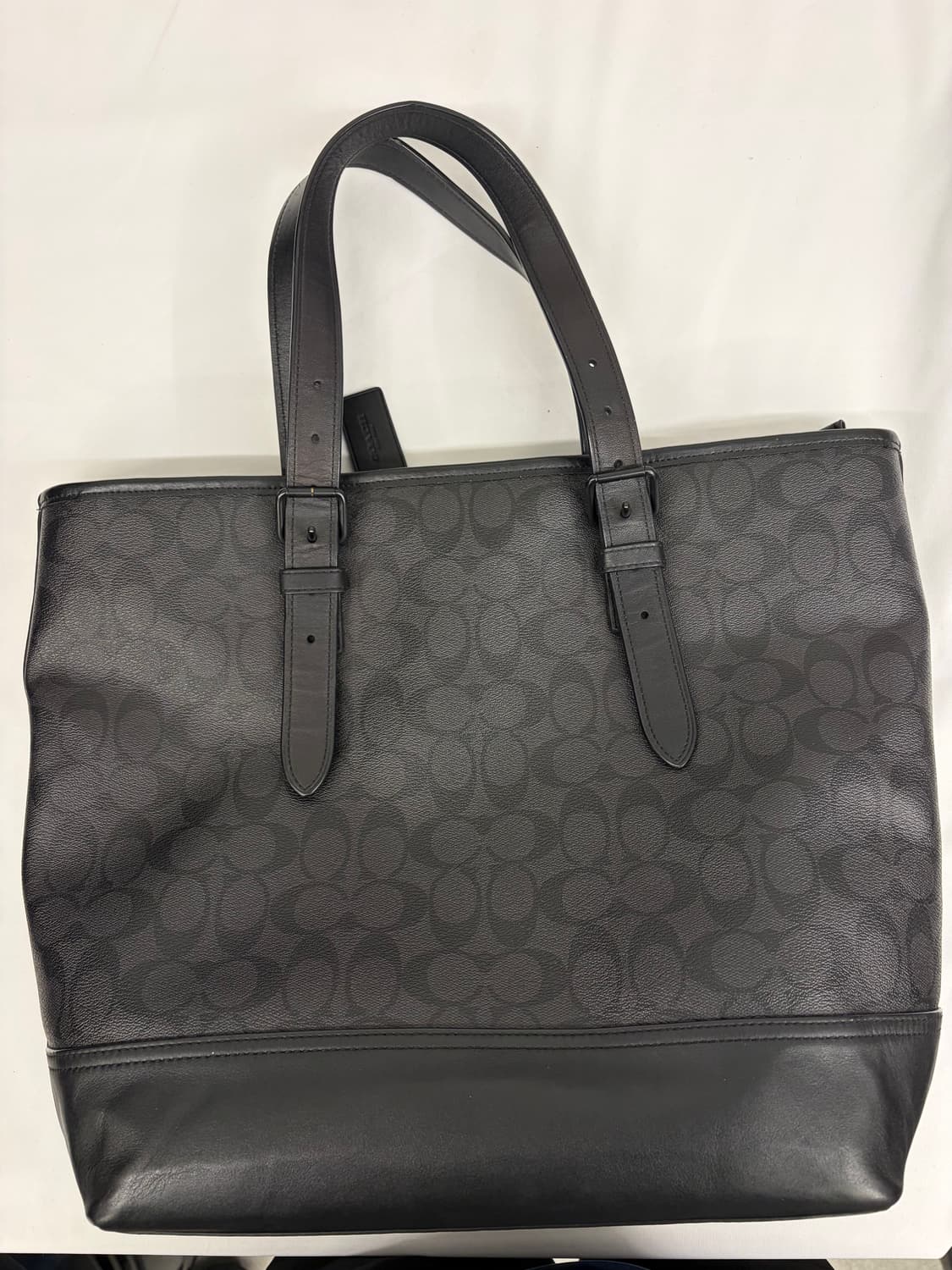 코치 블랙 시그니처 빅 토트백 상품이미지5