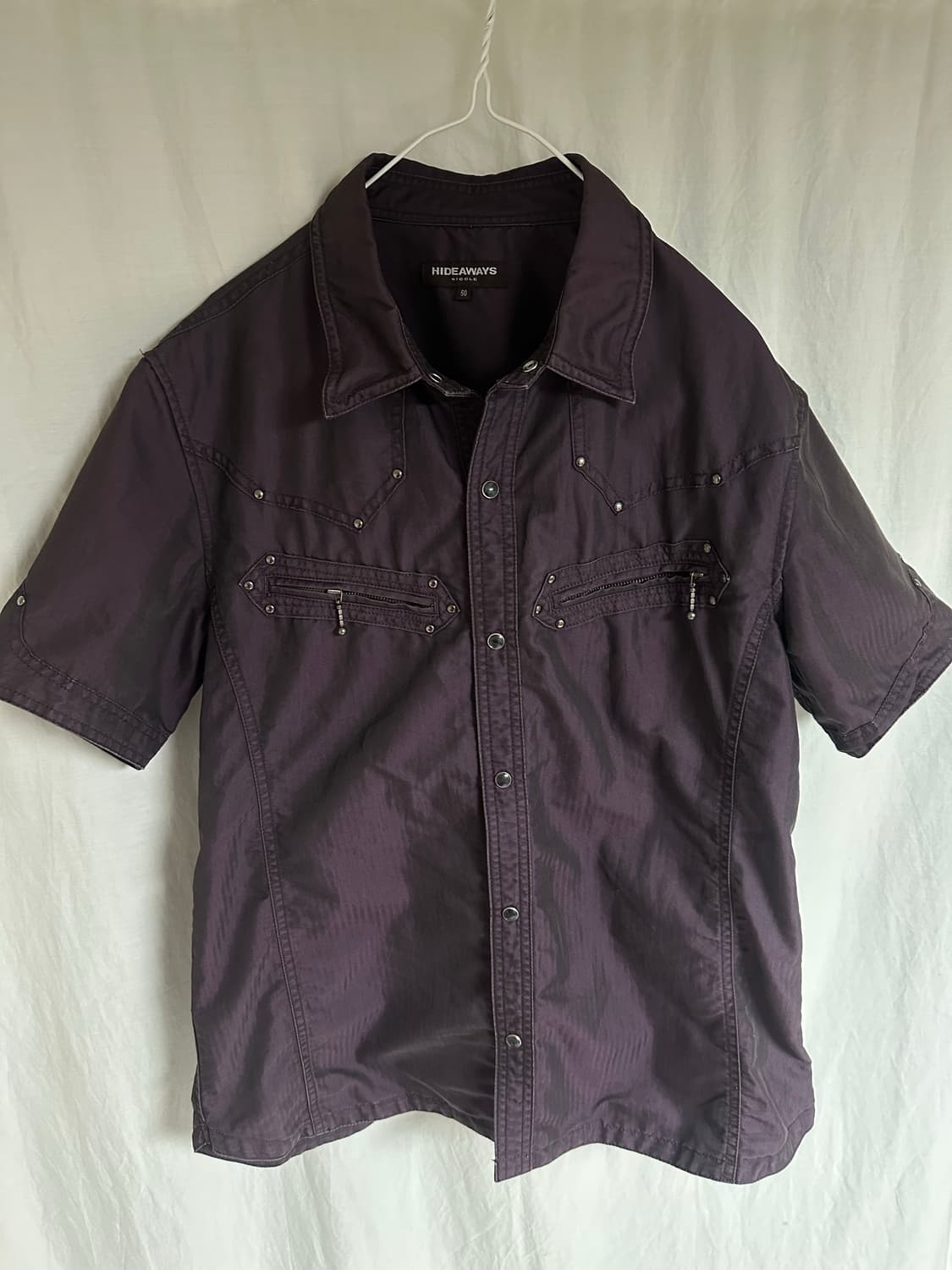 HIDEAWAYS 빈티지 반팔 셔츠 상품이미지2