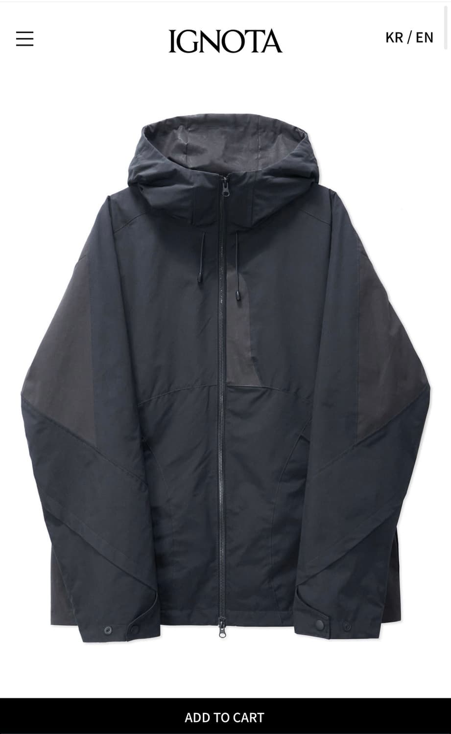 이그노타 바람막이 CORE:8 EXPLORER SHELL JACKET 상품이미지1