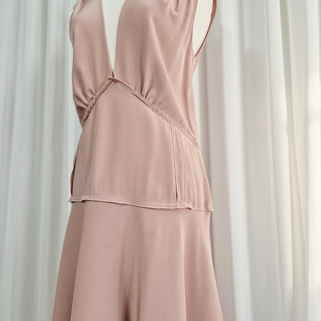 조셉 JOSEPH 실크100 언발란스 원피스 드레스 (4455) 상태최상 상품이미지6