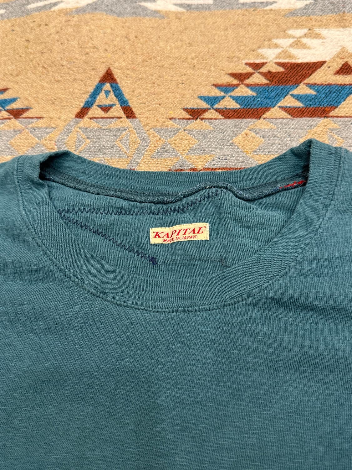 [4][95] 캐피탈 반다나 패치 포켓 티셔츠  상품이미지5