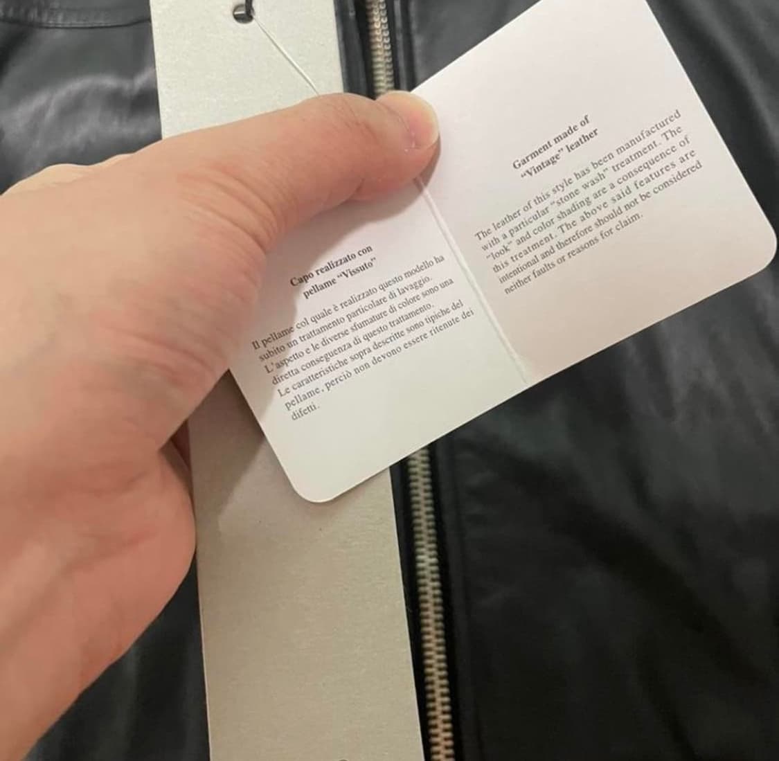 릭오웬스 가죽후드집업 바이커 레더 자켓 상품이미지6