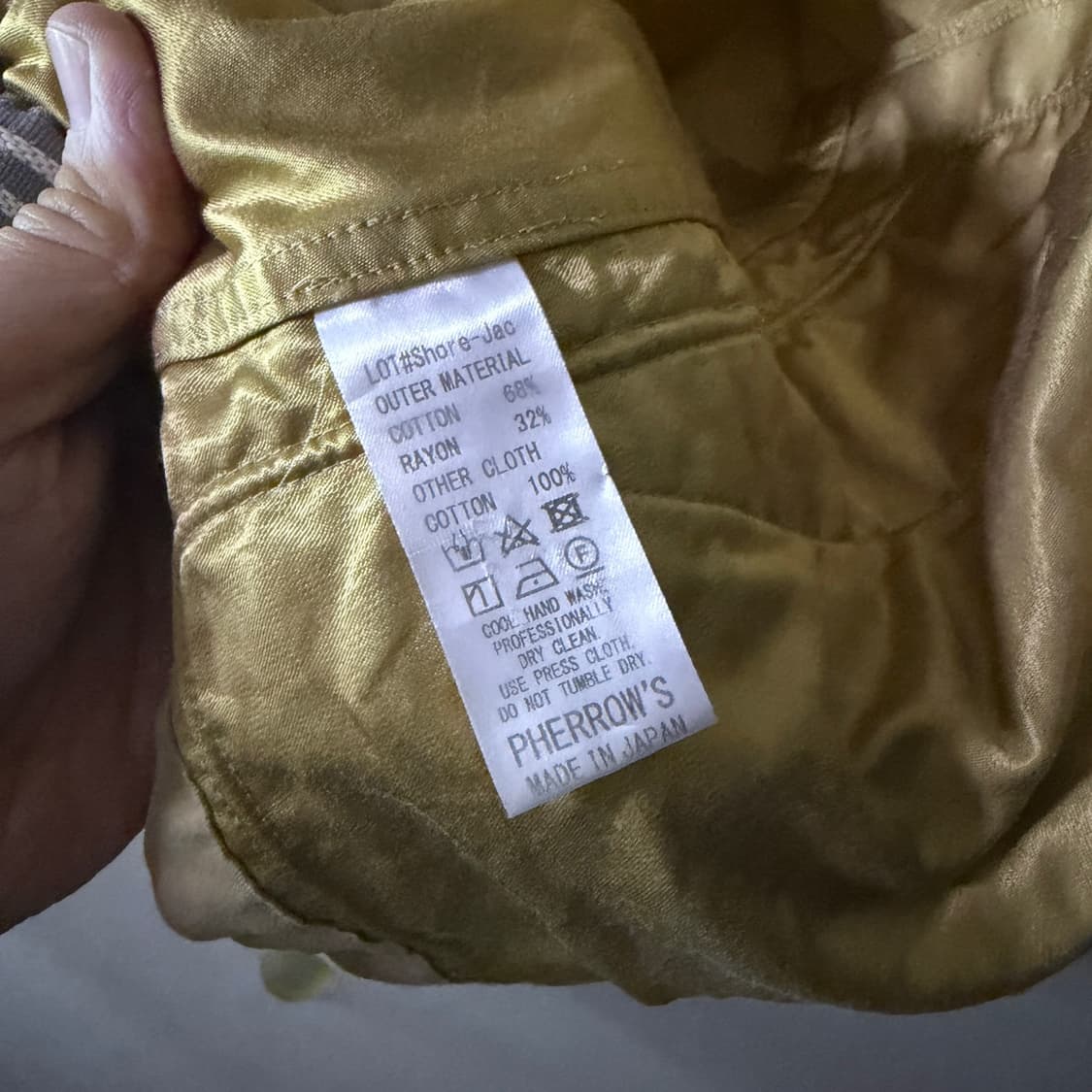 Pherrow's Shore-Jac 해링턴자켓 40 (남성 100정도) 상품이미지9