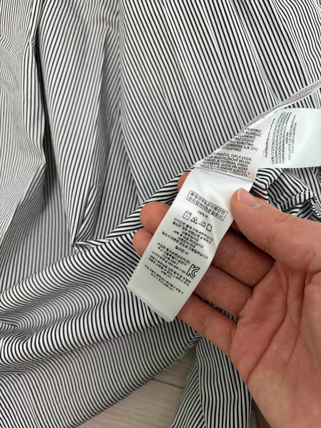 폴로 랄프로렌 스트라이프 셔츠 클래식핏 M (남성용) 상품이미지4