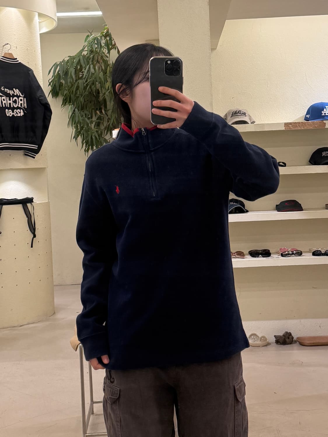 폴로 랄프로렌 쿼터 집업 니트 U386 상품이미지1