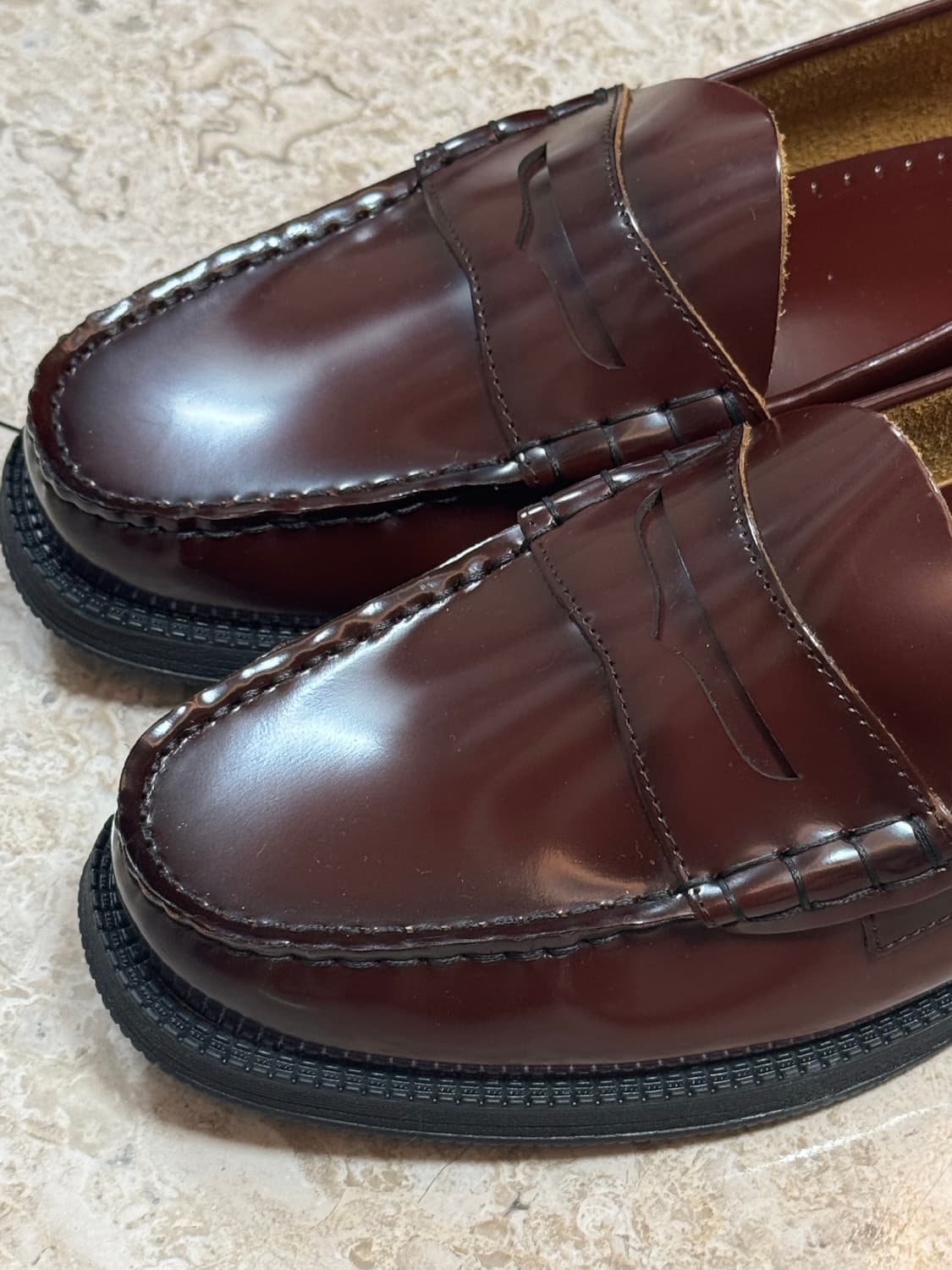 G.H BASS 위준 II 러버솔 레더 페니로퍼 맨 상품이미지2