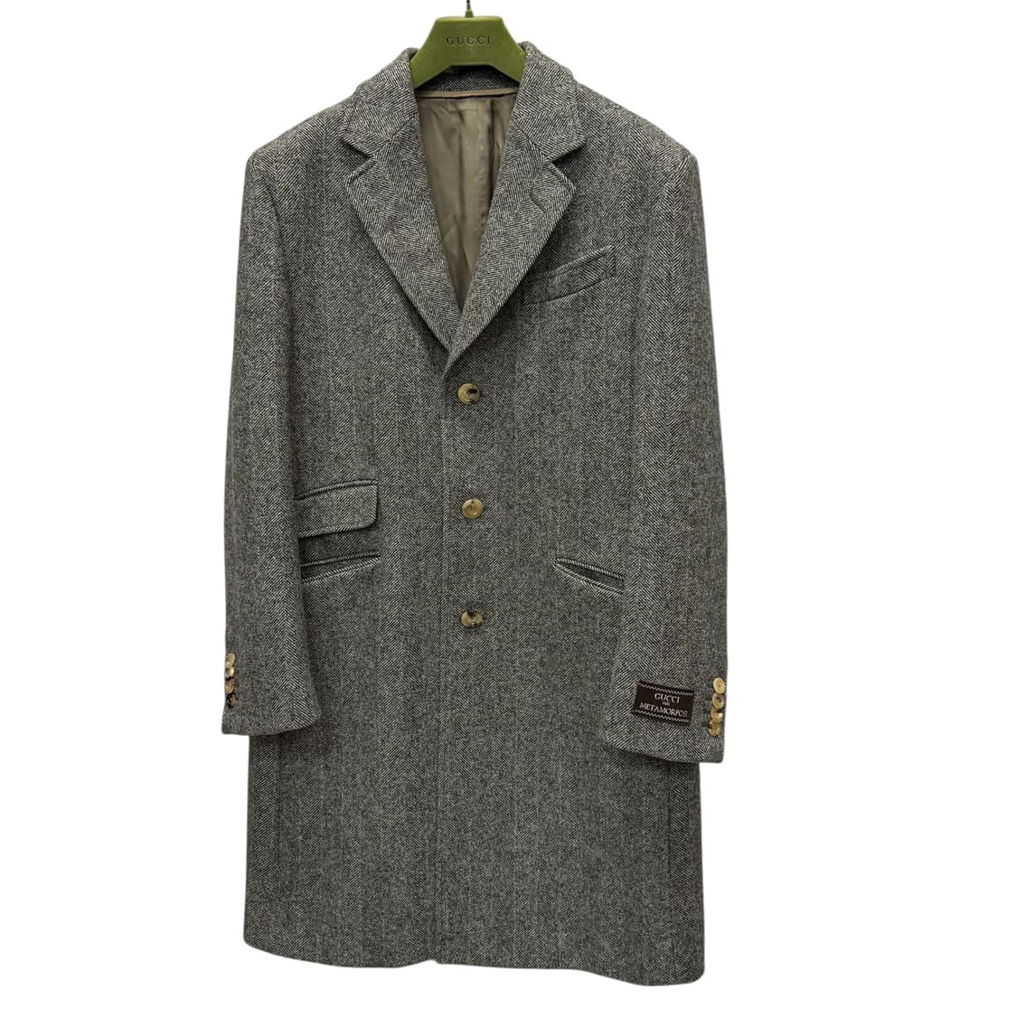 구찌 헤링본 싱글 코트 ( 100~105 ) 상품이미지3