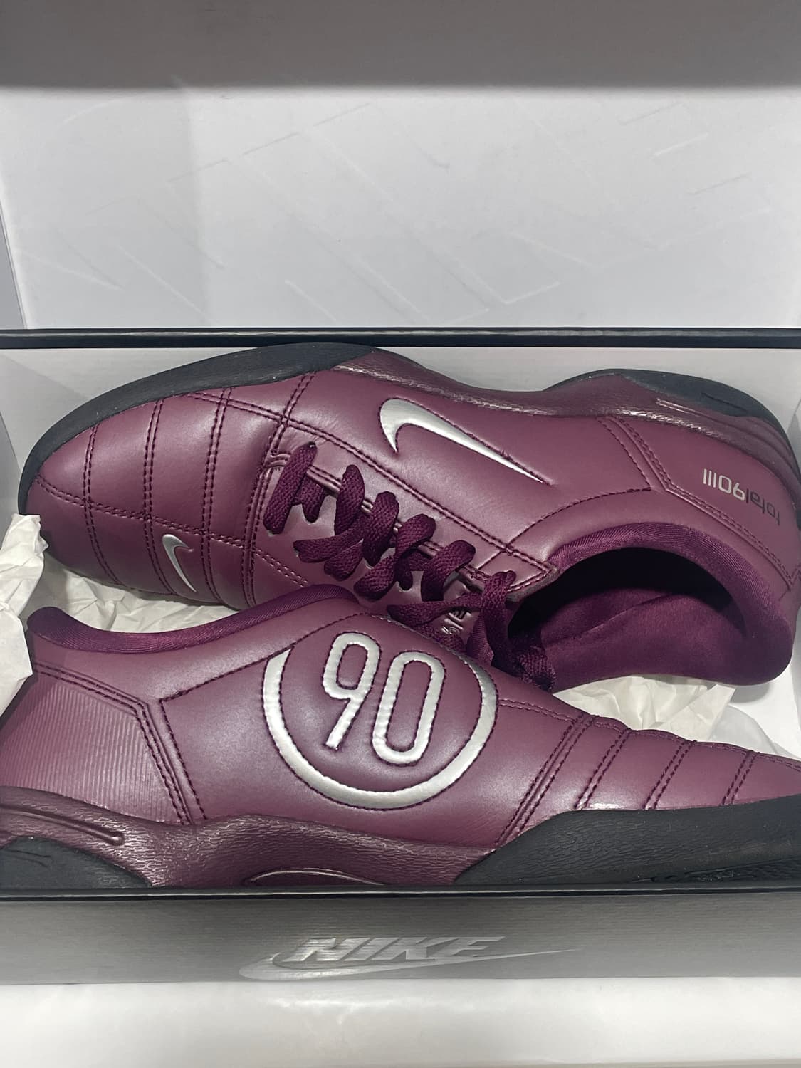 나이키 토탈 90 3 sp 보르도 앤 메탈릭 실버 250mm 상품이미지1