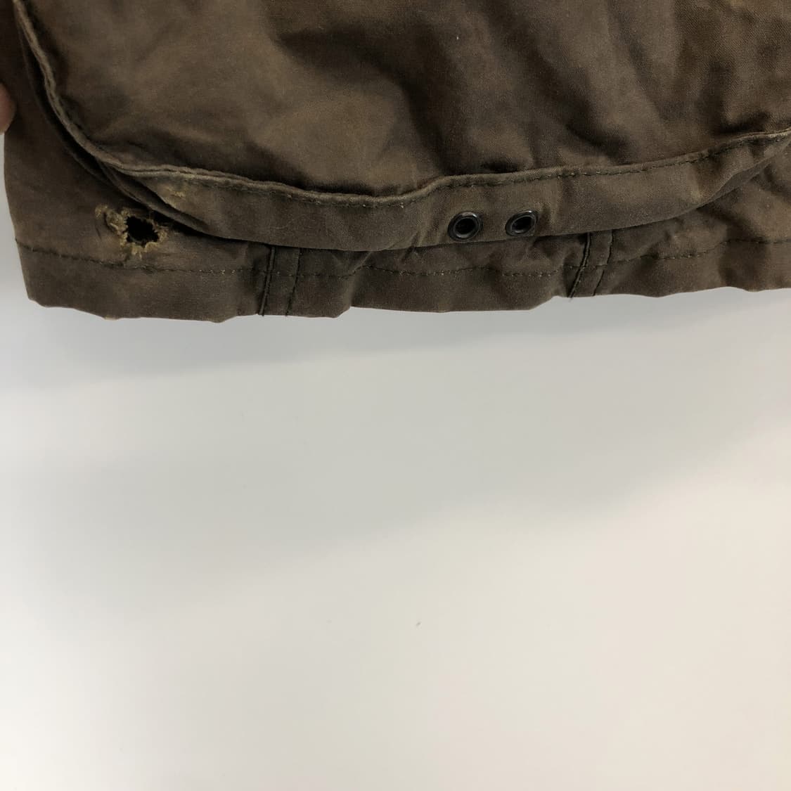 바버 클래식 비드넬 왁스코튼자켓 UK12  상품이미지3