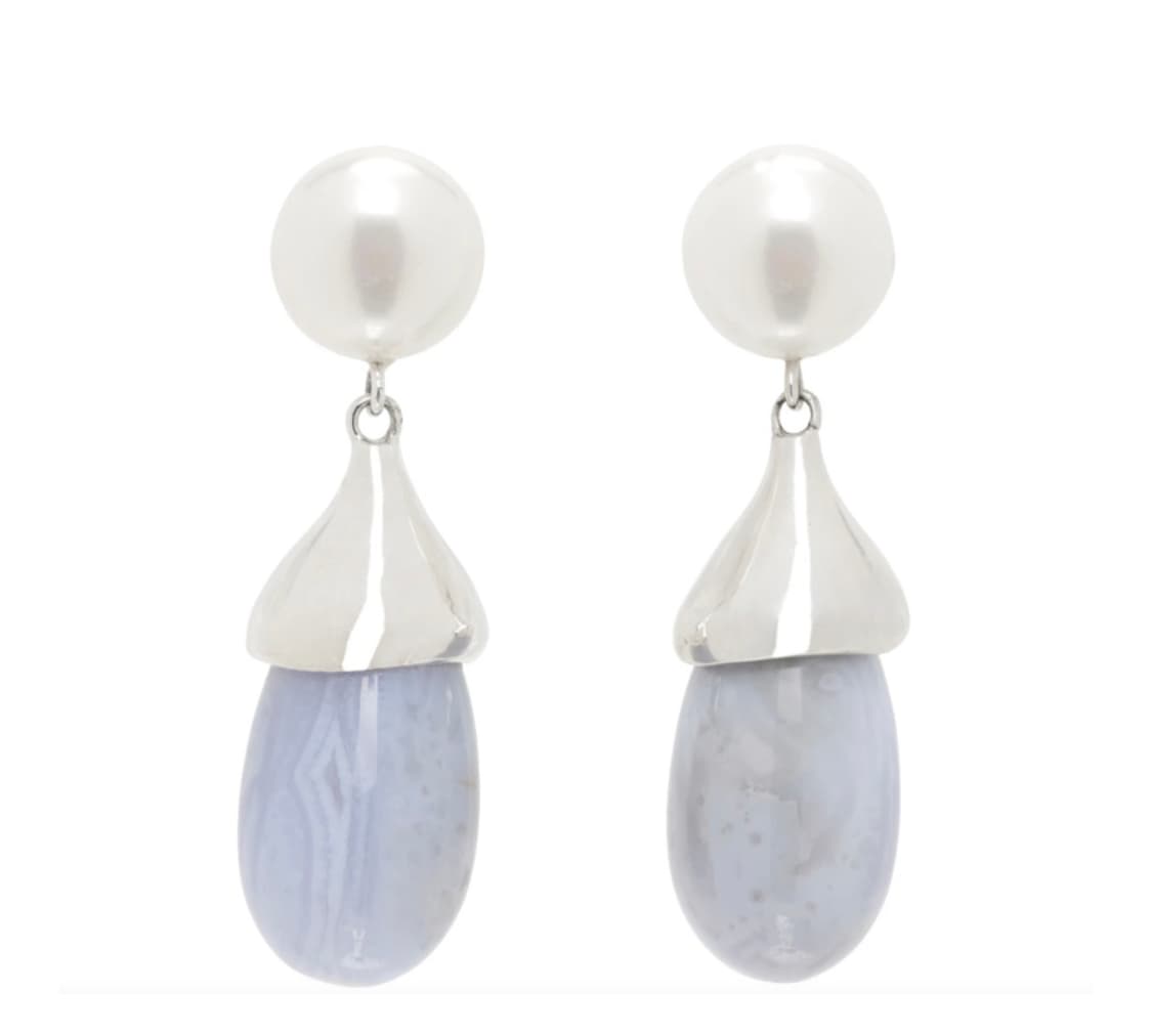 소피부하이 오드리 귀걸이 칼세도니 구매원합니다 상품이미지1