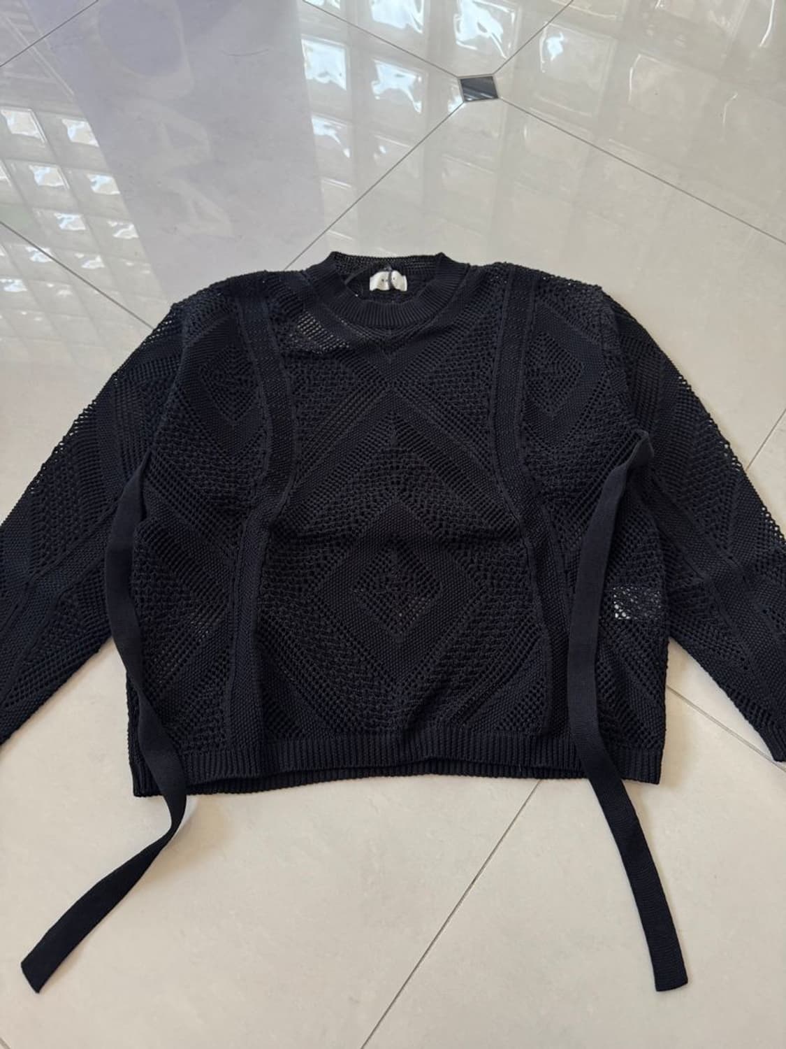 MESH KNIT 지오메트리 메시 니트 상품이미지5