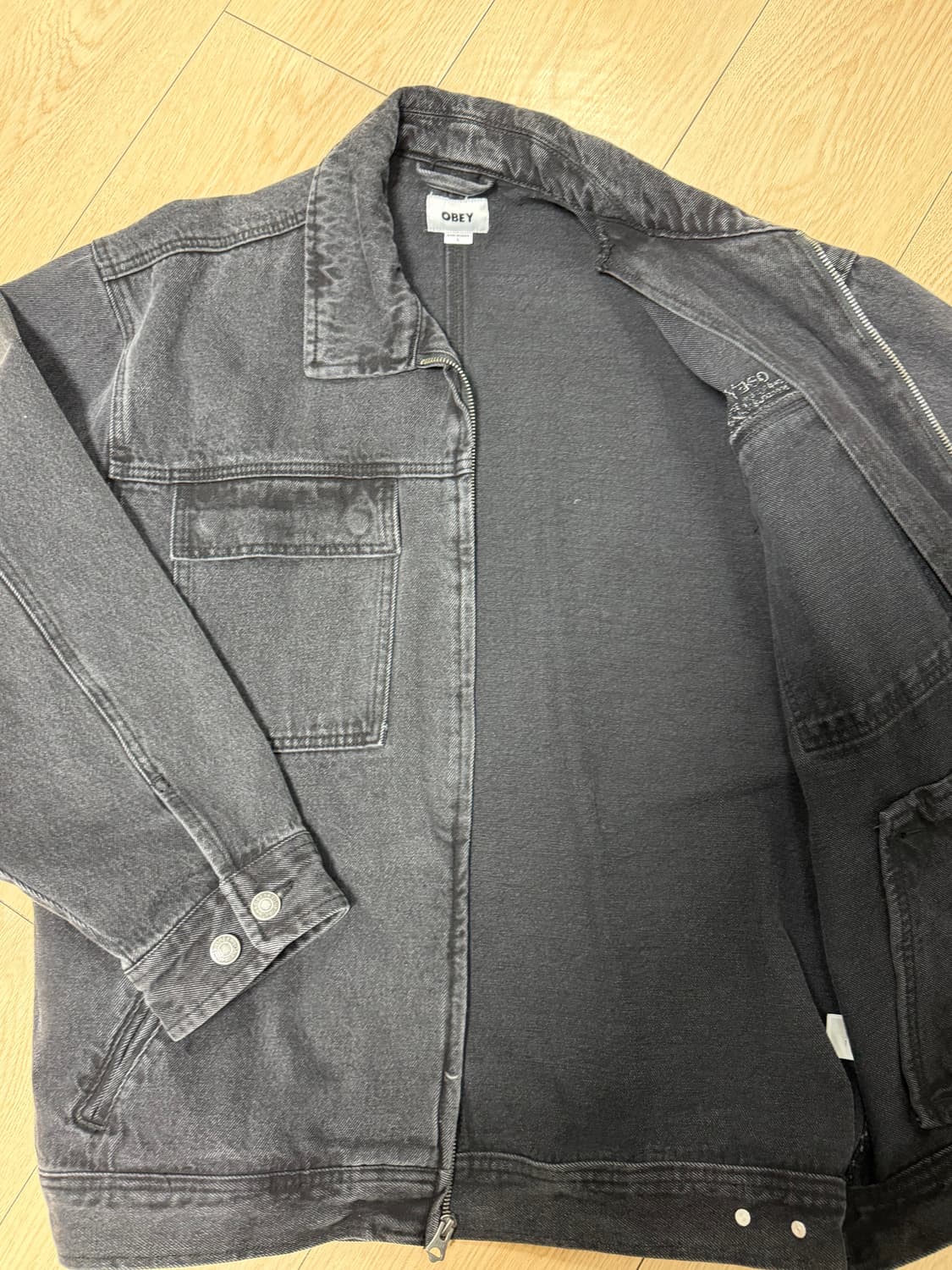 오베이 데님 자켓 판매합니다! 상품이미지5