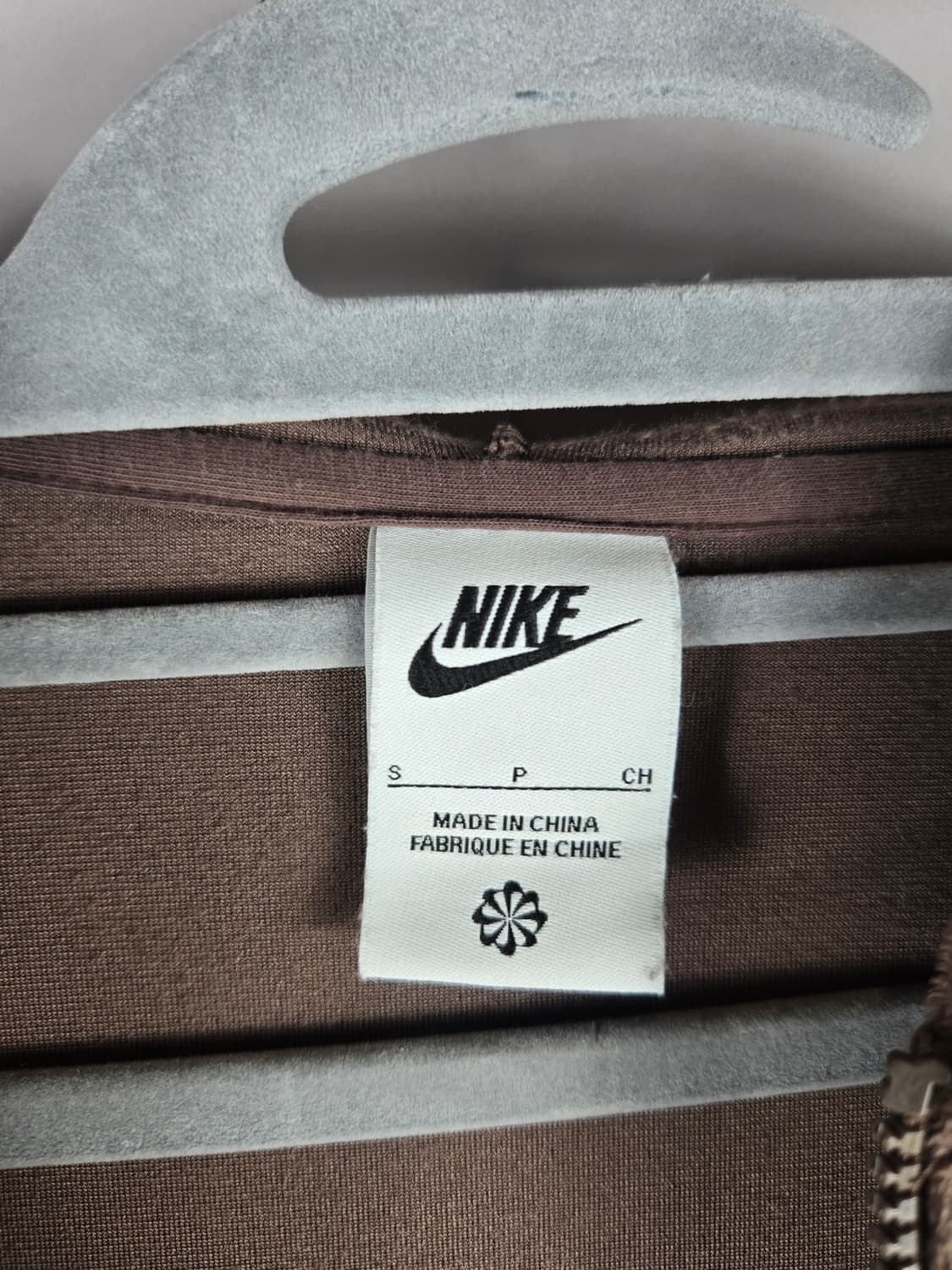 [무료배송]나이키 S 여성 벨벳 벨루아 크롭 트레이닝 후드 집업 자켓 상품이미지8