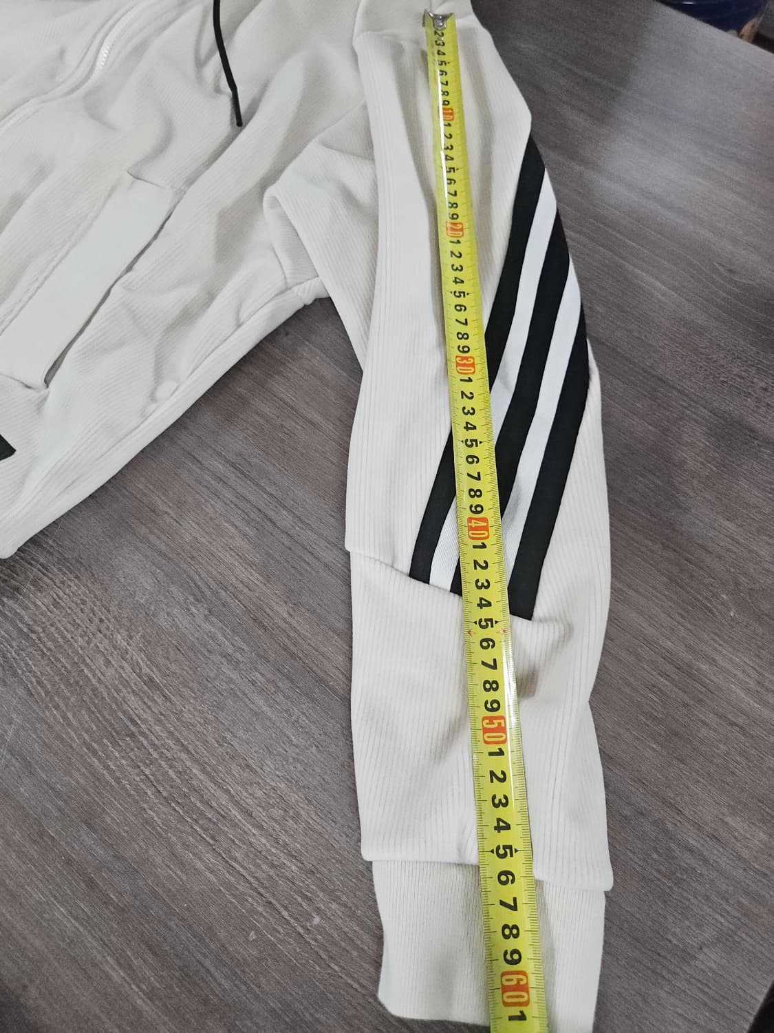 아디다스 코듀로이 아이보리 후드집업 XL 남여공용 상품이미지10