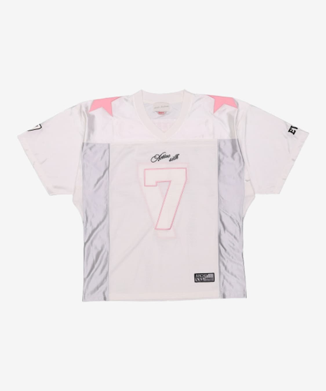[ONE SIZE] 2000 아카이브스 풋볼 티셔츠 화이트 핑크 상품이미지4