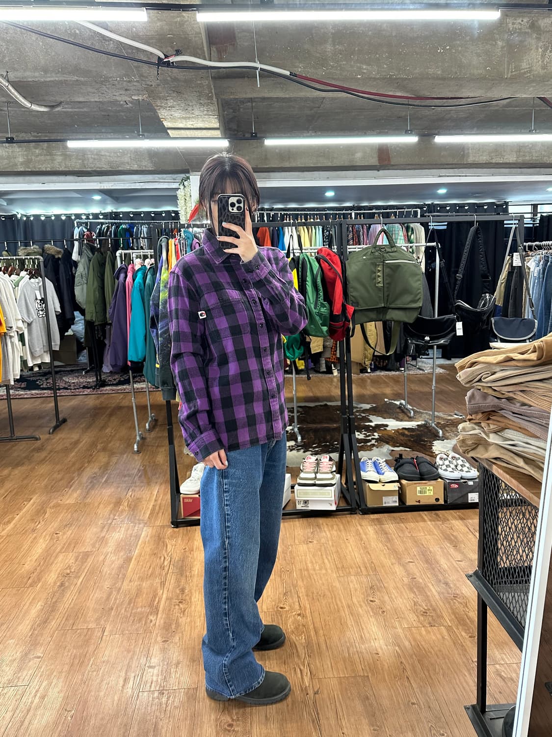 베이프 파이렛츠 플란넬 체크셔츠 상품이미지3