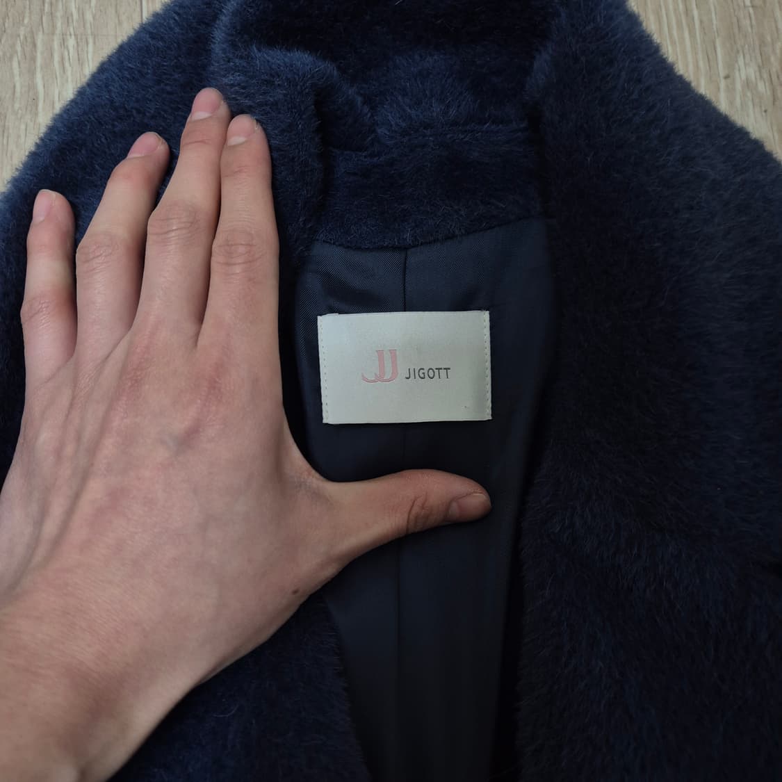 지고트 여성 럭셔리 수리알파카 모직 롱 코트 88-90-160 상품이미지4