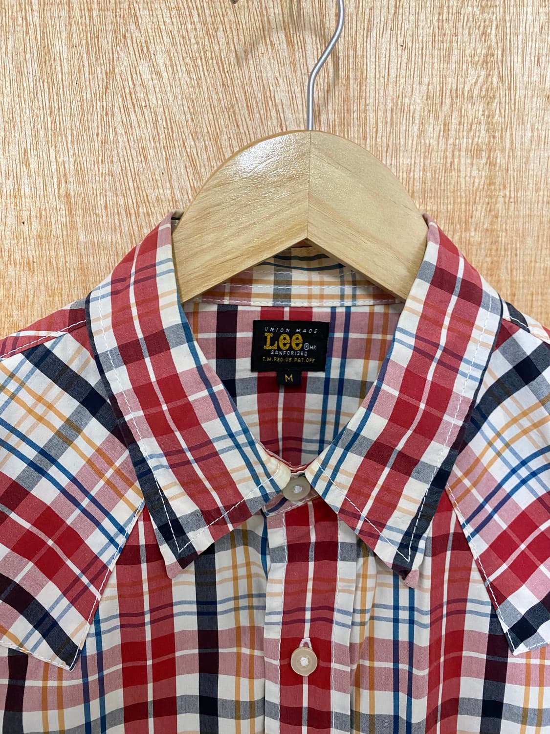 LEE madras check western shirts 마드라스 웨스턴 상품이미지4