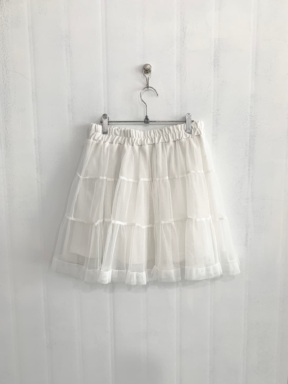 White Tiered Tutu Skirt 상품이미지10