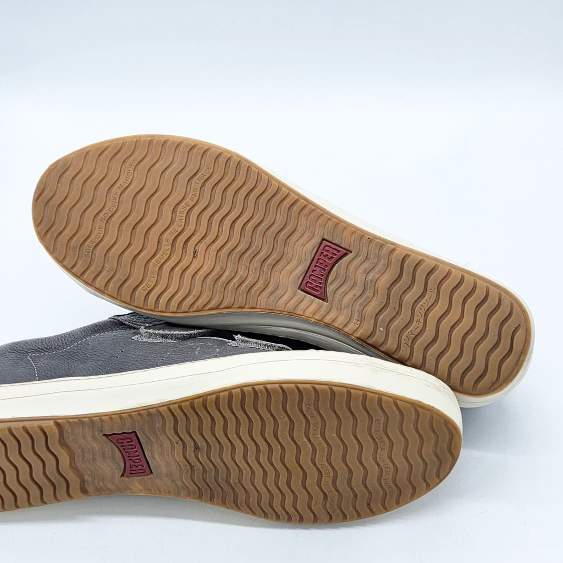 캠퍼 x 민트 디자인즈 벨크로 스니커즈 그레이 (44) 상품이미지3