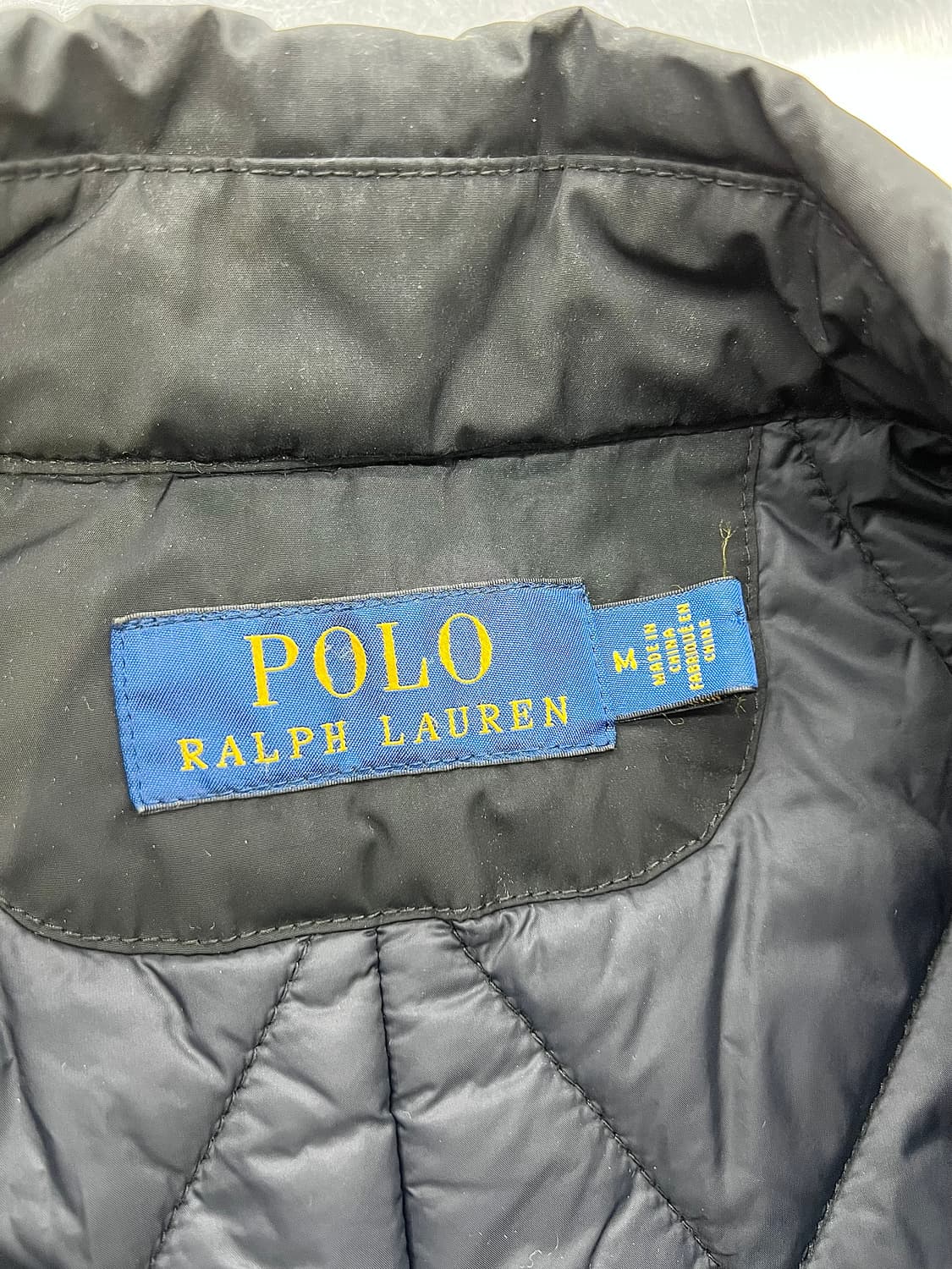 폴로 랄프로렌 블랙 폴리쉘 숏 카라 맥 코트 자켓 상품이미지7