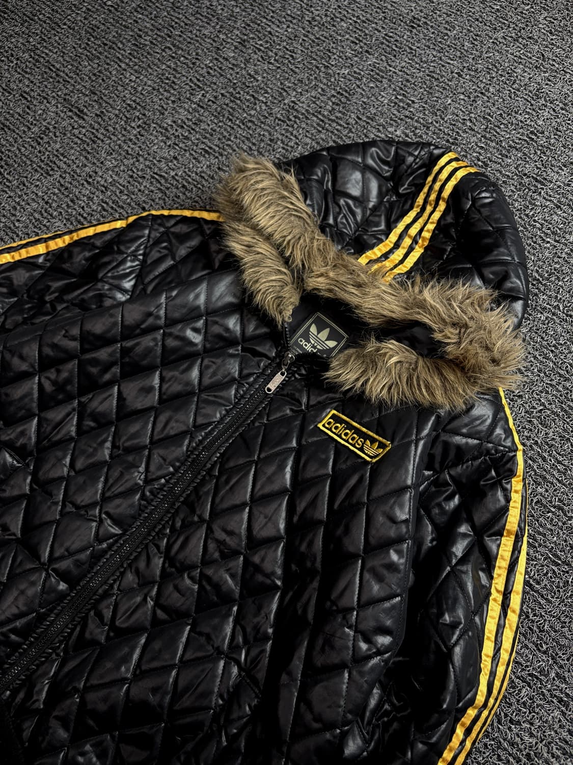 00s 아디다스 y2k 울프조 퀼팅 후드 자켓 1446 상품이미지1