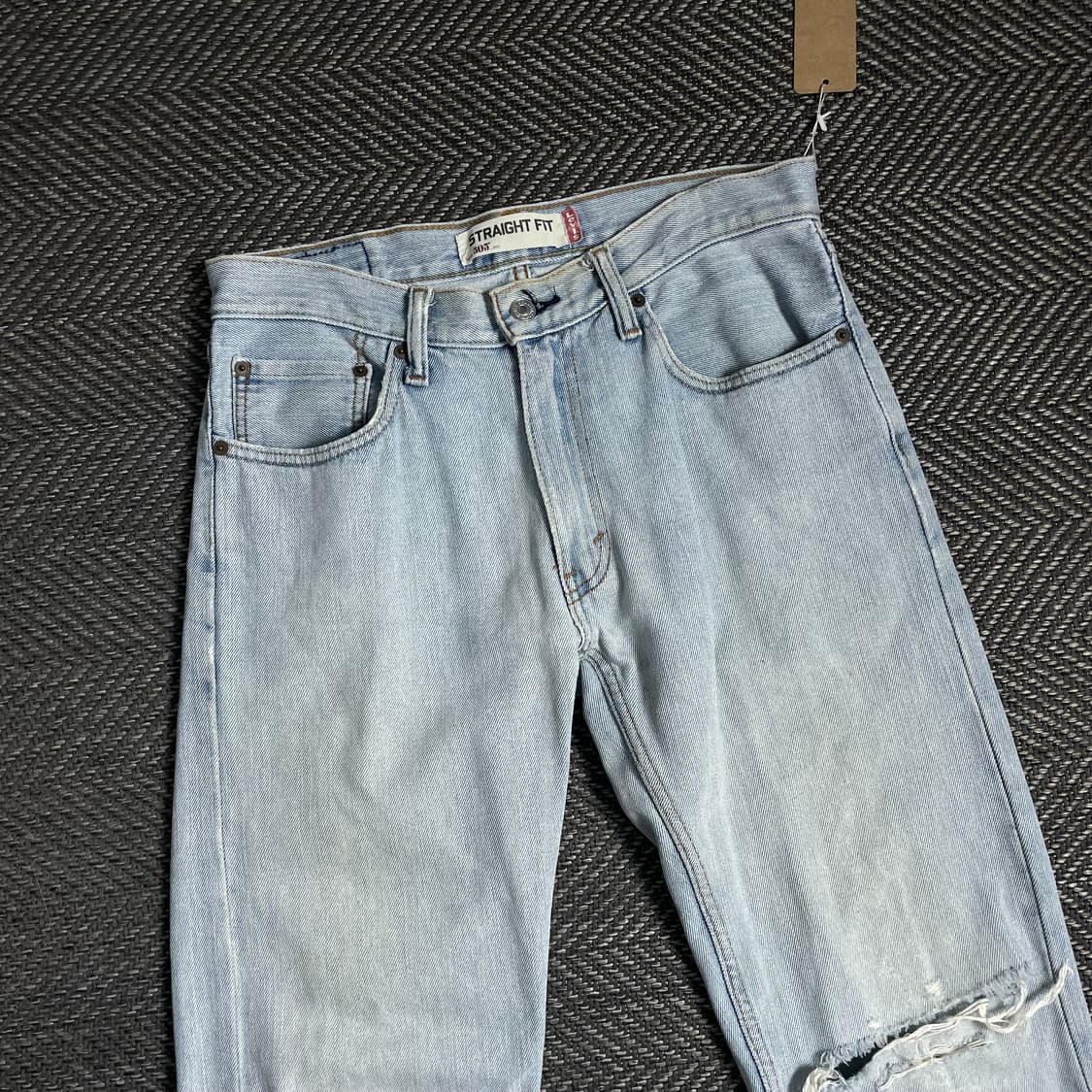 리바이스 505 스트레이트 핏 데님 팬츠o 4916 상품이미지3