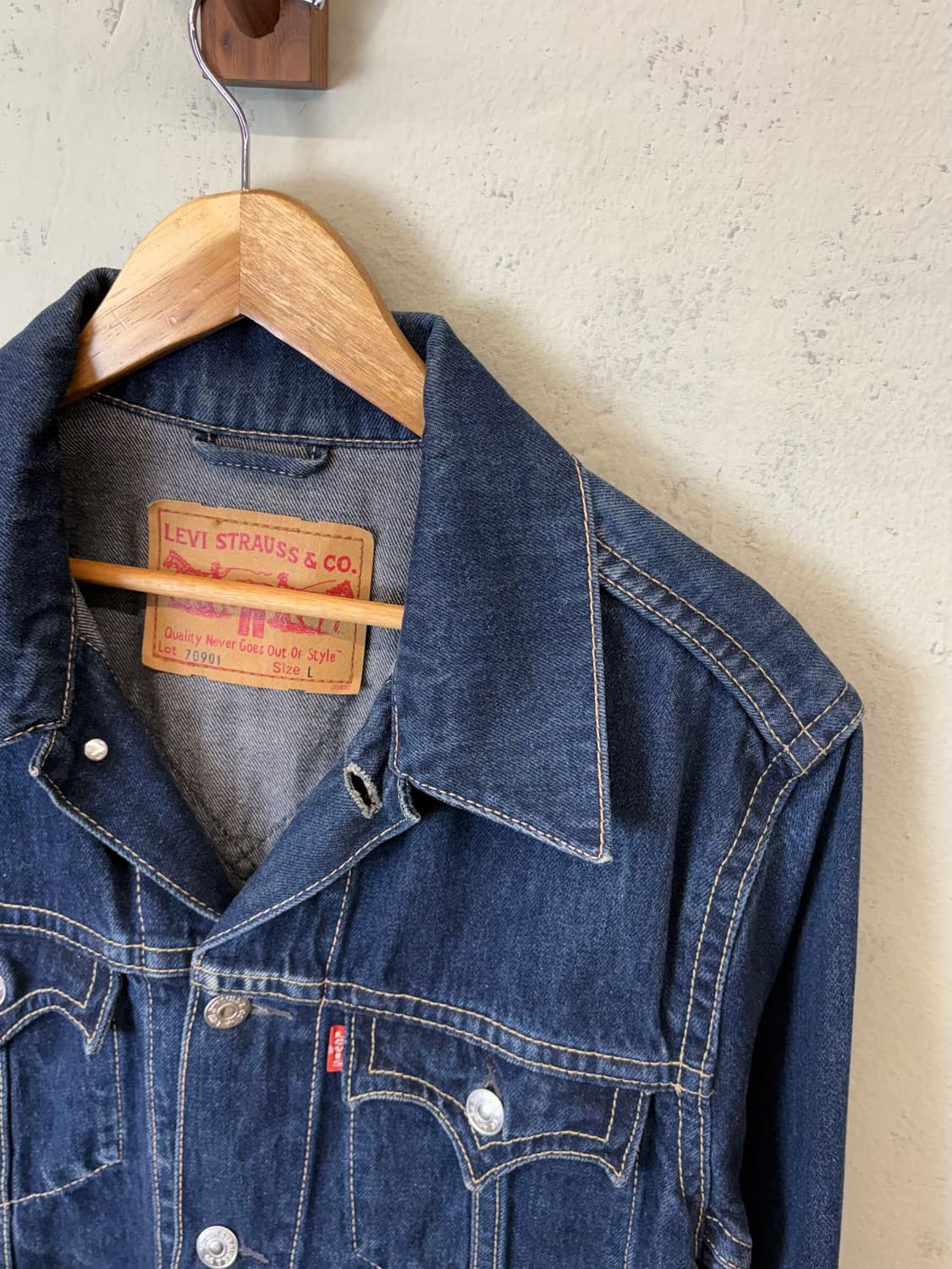 리바이스 00s 빈티지 타입원 데님 자켓 상품이미지6