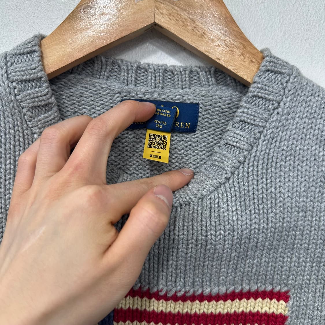 폴로 랄프로렌 주니어 성조기 니트 상품이미지4