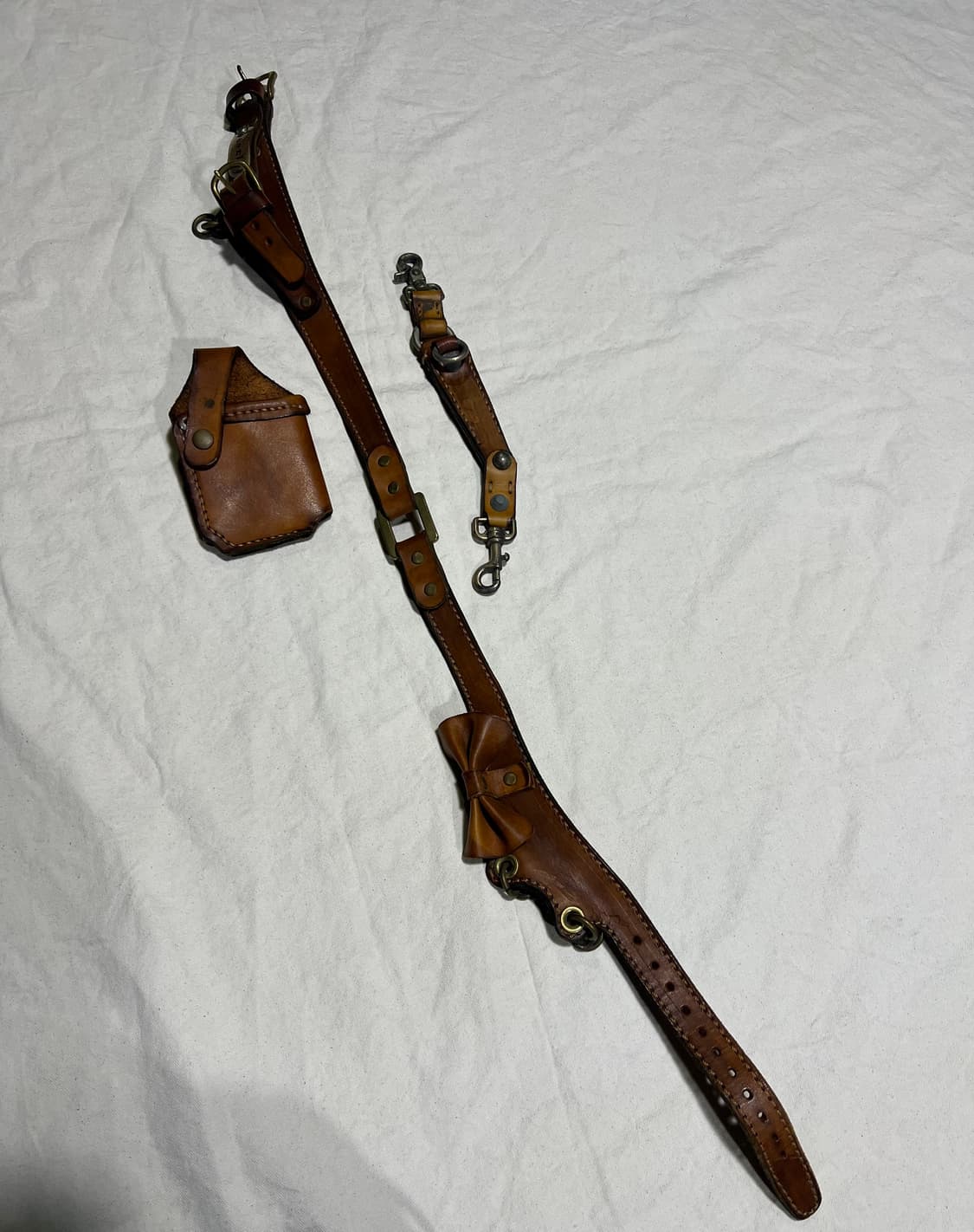 통가죽 벨트세트 상품이미지1