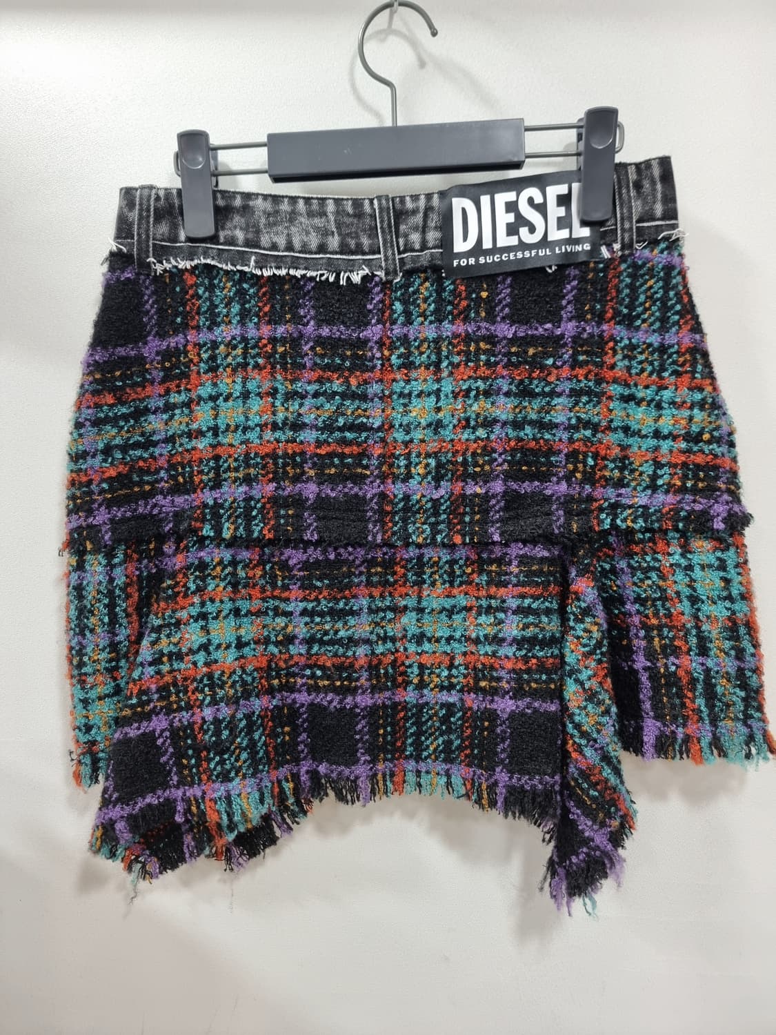 디젤 트위드 체크 스커트 (C759 상품이미지3