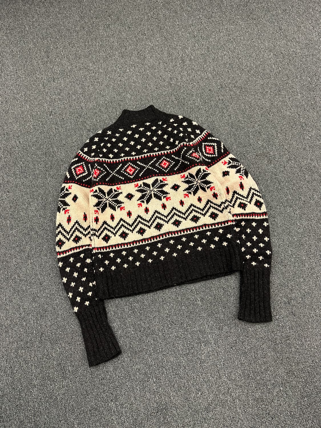 L) 오시코시 니트 집업 스웨터 상품이미지2