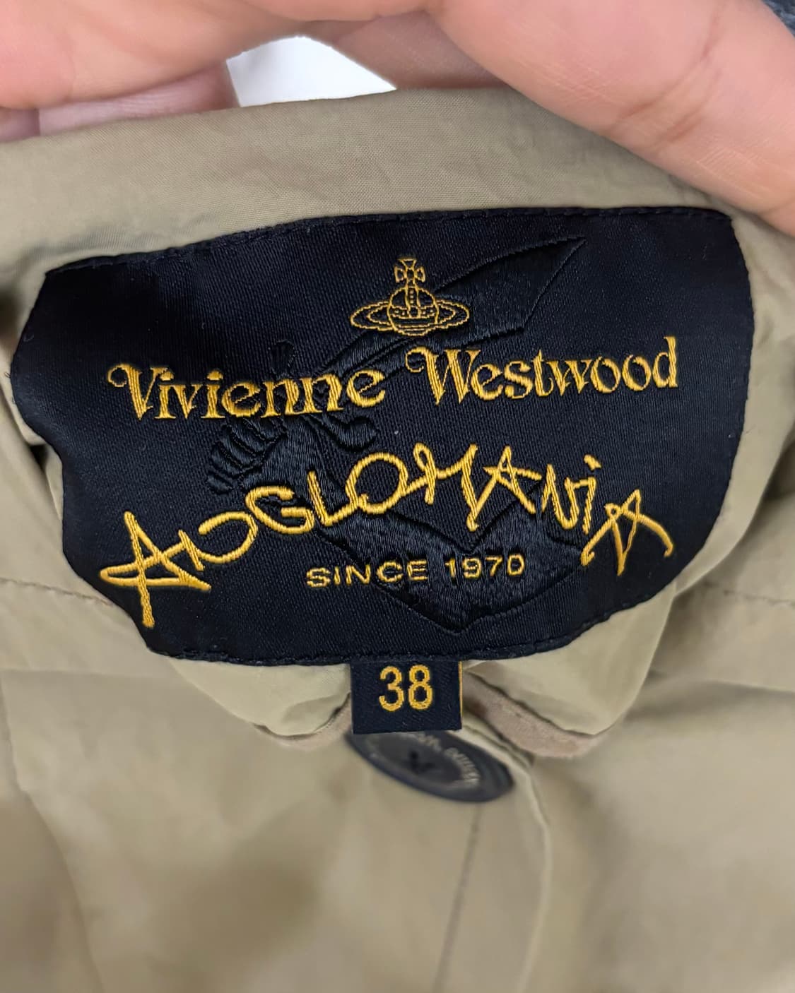 비비안 웨스트우드 카키 베이지 트렌치코트 상품이미지7