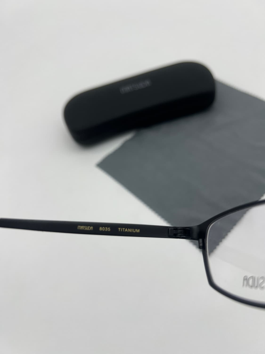 마쯔다 MATSUDA 메탈 스퀘어 안경 8035 상품이미지8