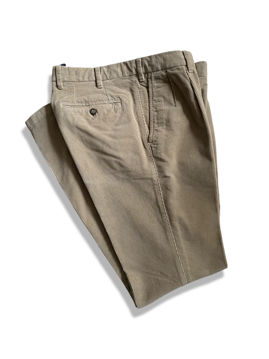 비가노(Vigano) 투턱 코듀로이 팬츠 48사이즈 팝니다. 상품이미지1