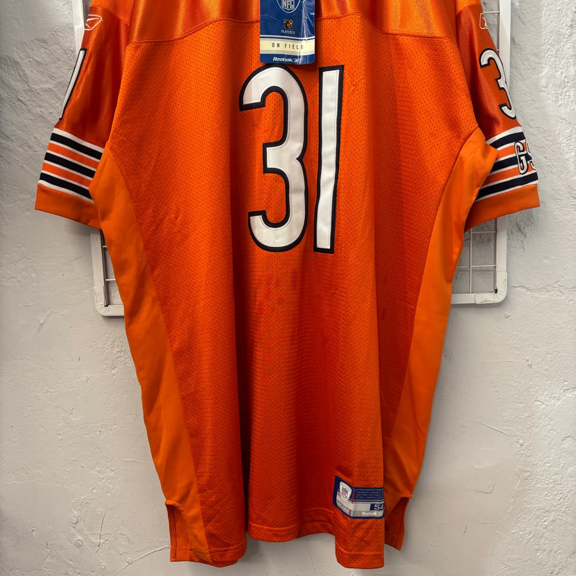 NFL X 리복 시카고 베어스 오렌지 럭비져지 2XL 상품이미지4
