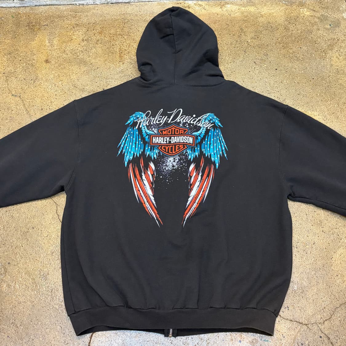 00s 미국 빈티지 할리데이비슨 빅사이즈 후드집업 ⠀후드티 상품이미지1