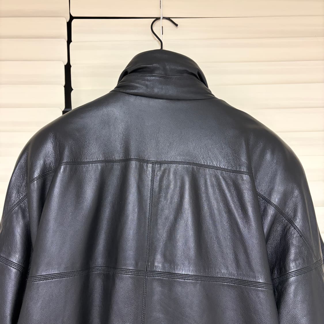 90s 빈티지 램스킨 레더 카코트 자켓 레더 자켓 L 상품이미지9