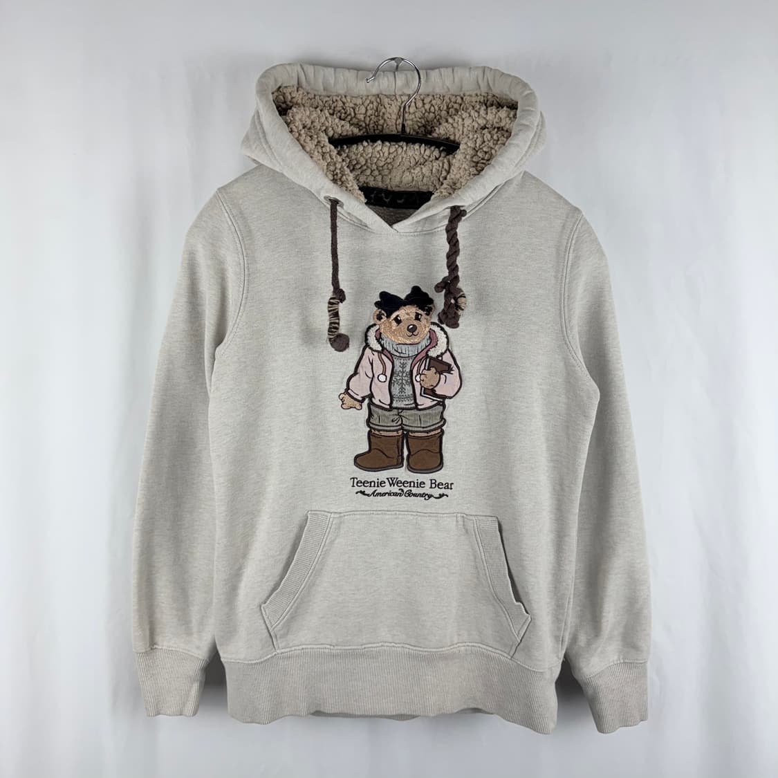 (FM) 티니위니 우먼스 베어 후드 티 아이보리 상품이미지2