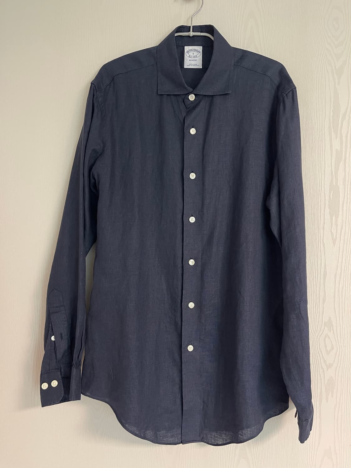 브룩스브라더스 BAIRD MCNUTT IRISH LINEN셔츠 네이비S 상품이미지1