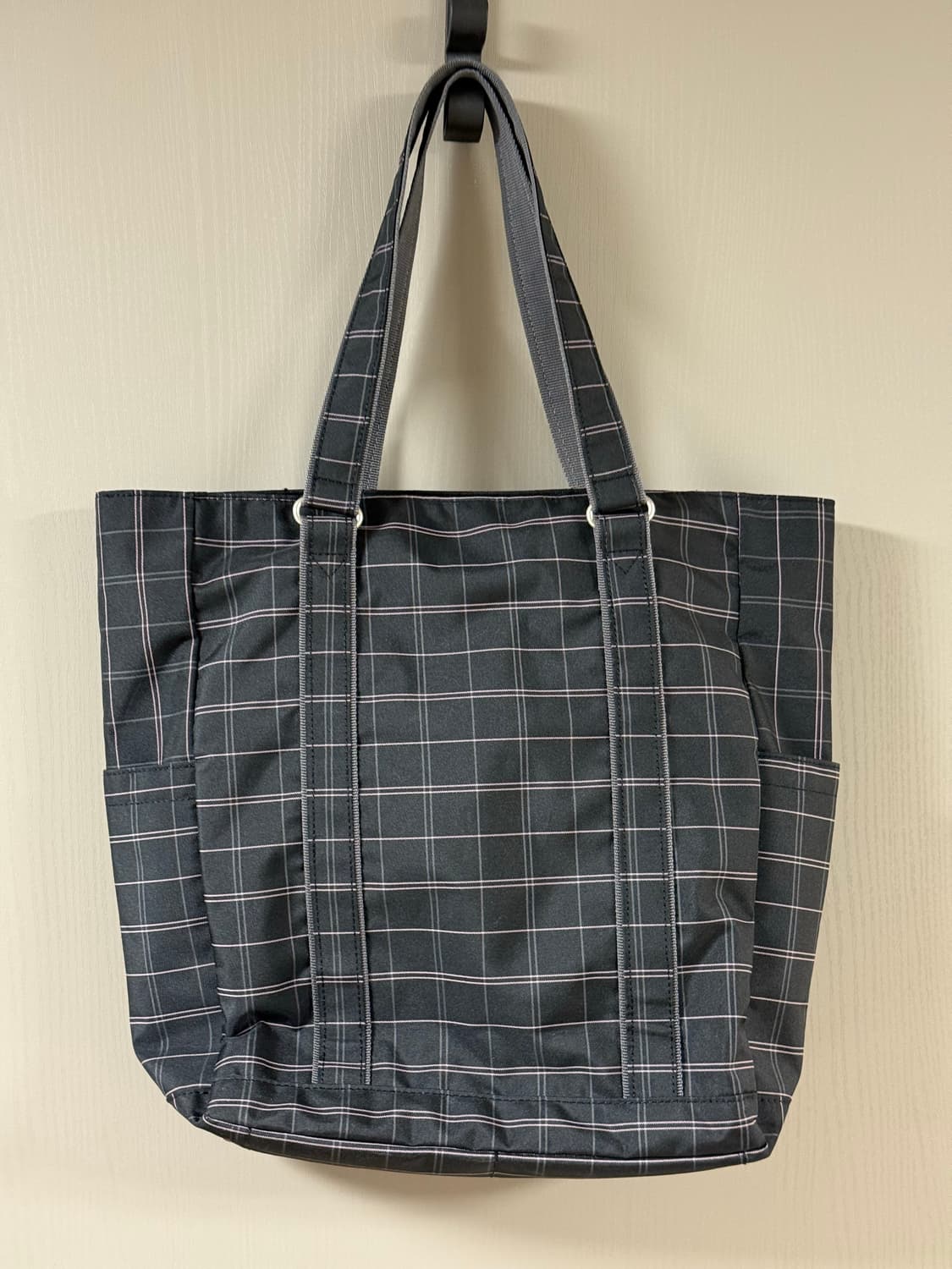eastboy totebag (pink checker) 상품이미지2