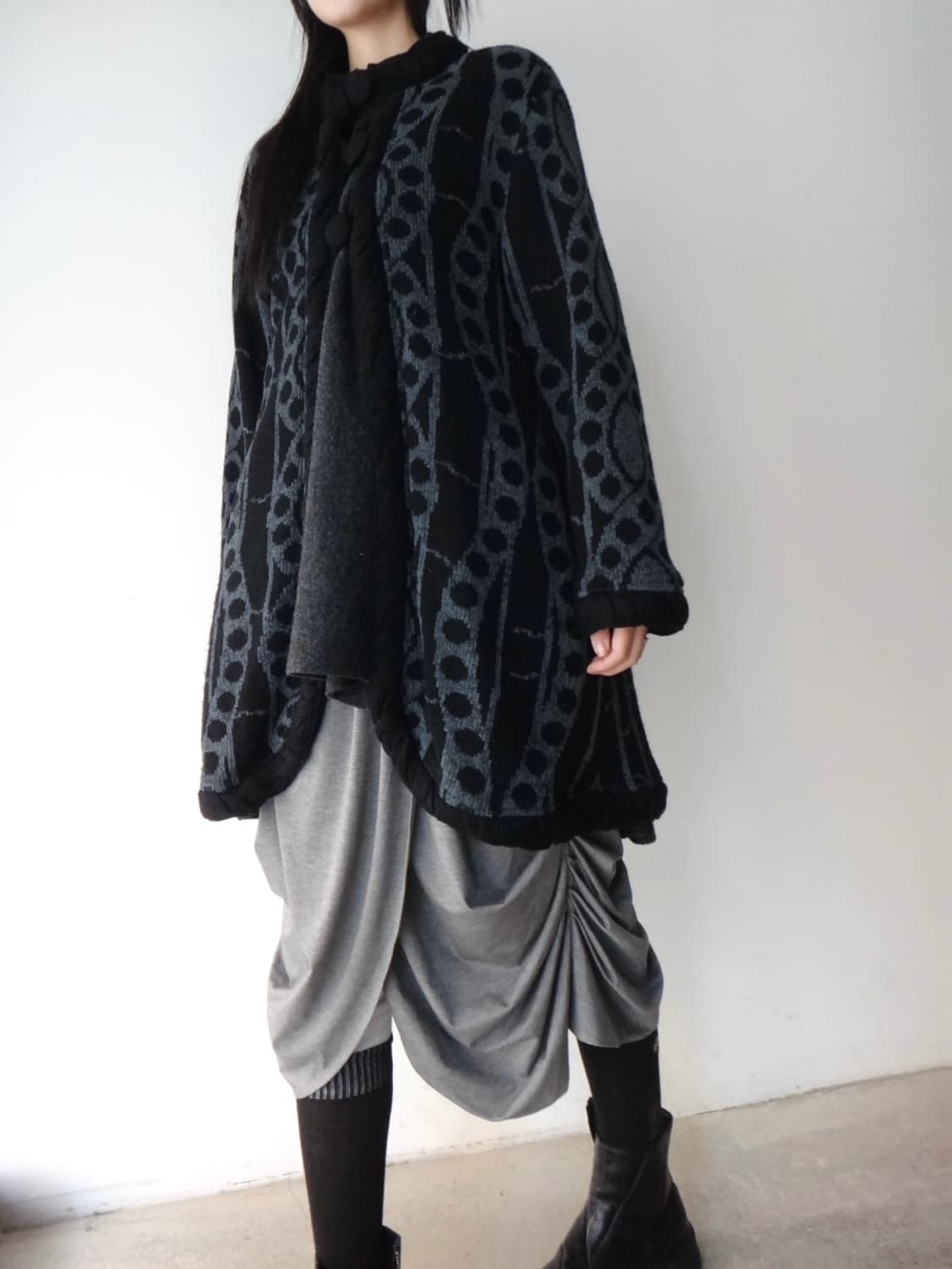 MODIGLIANI wave circle pattern cardigan  상품이미지7