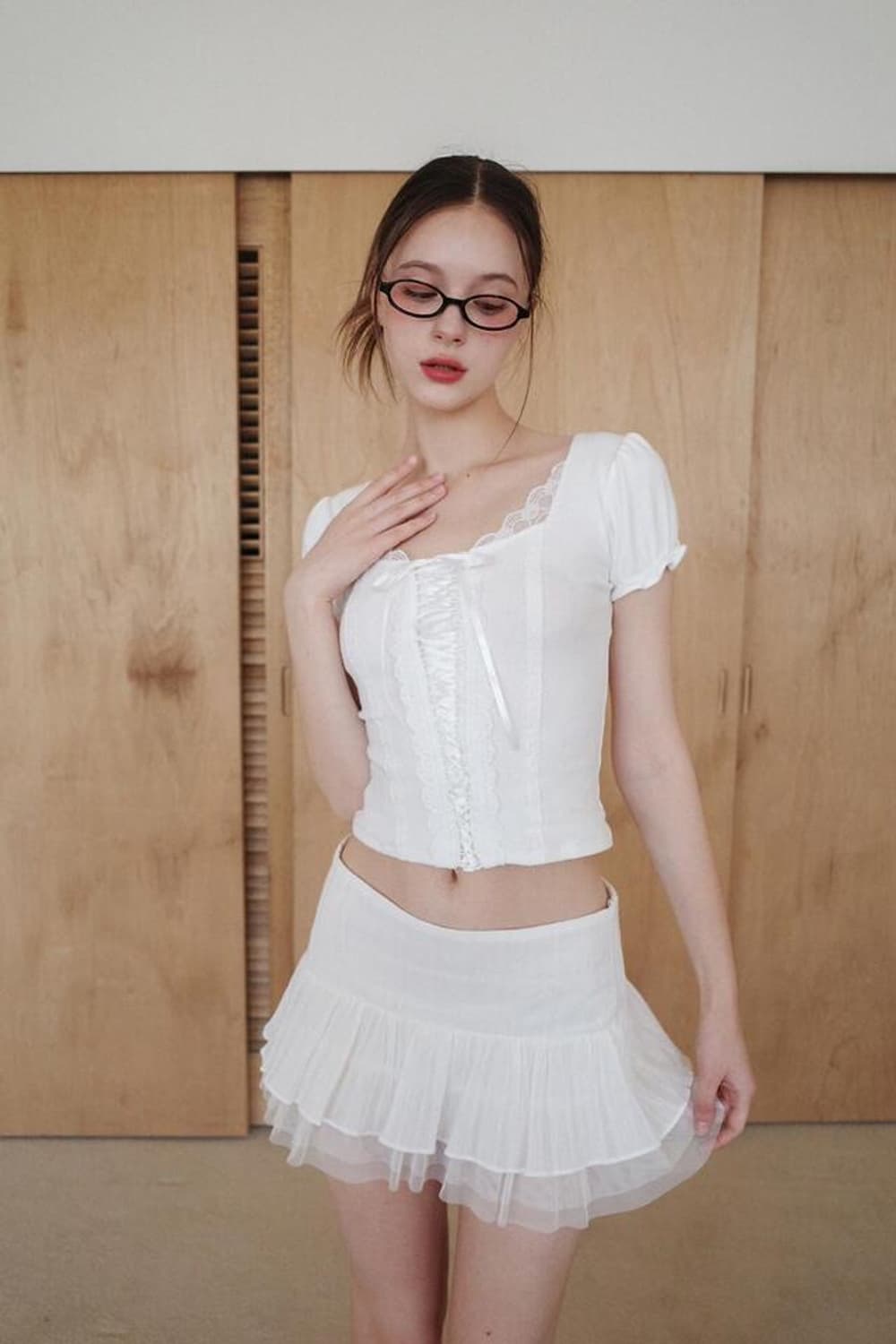 드라이로즈 부케 코르셋 탑  상품이미지2