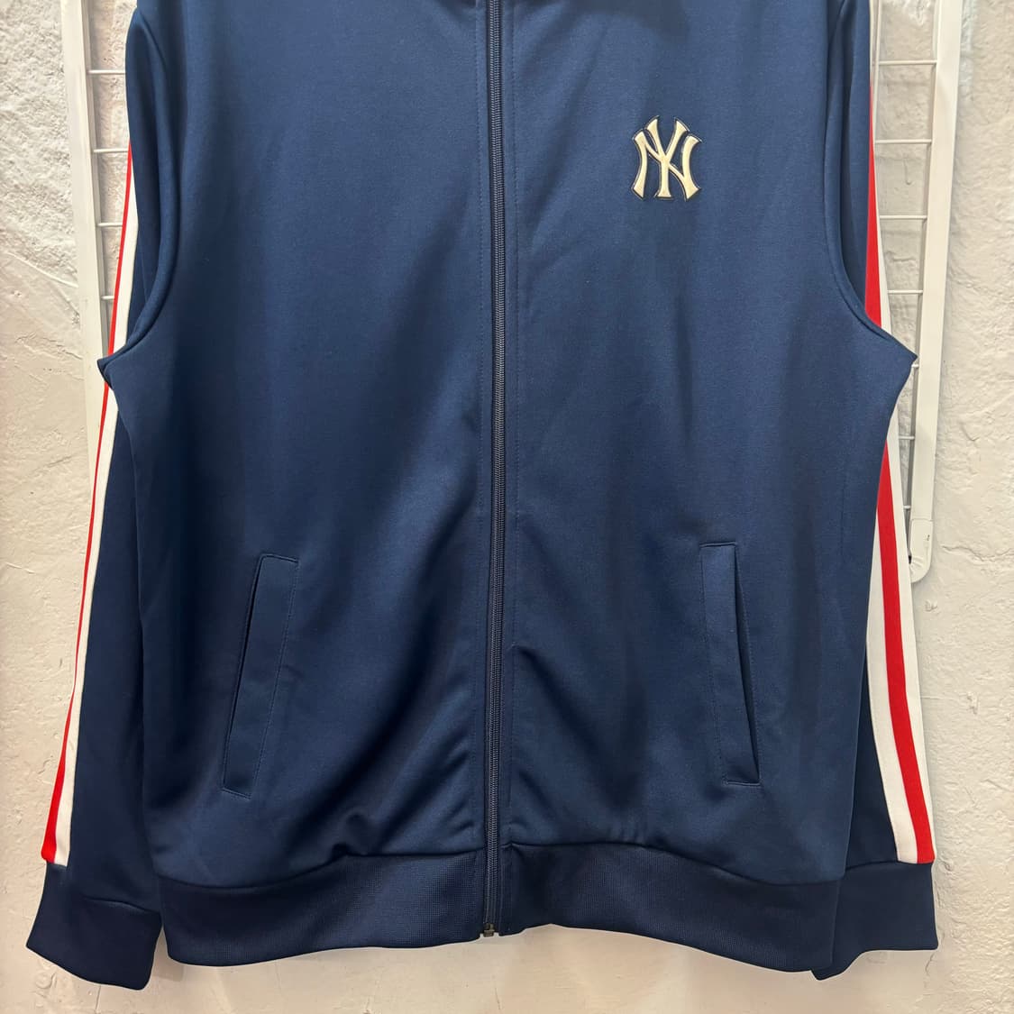 MLB 뉴욕 양키스 사이드라인 디테일 트랙탑 져지 XL 상품이미지4