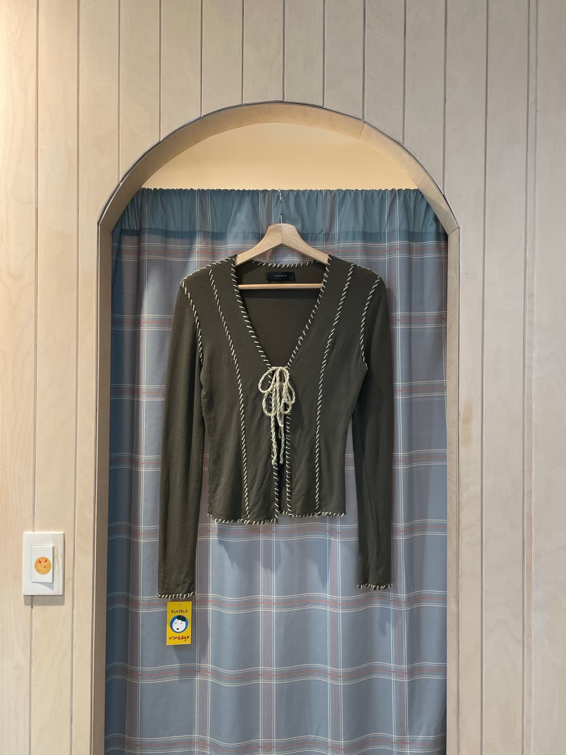 일본빈티지 그런지 웨스턴 가디건티 상품이미지1