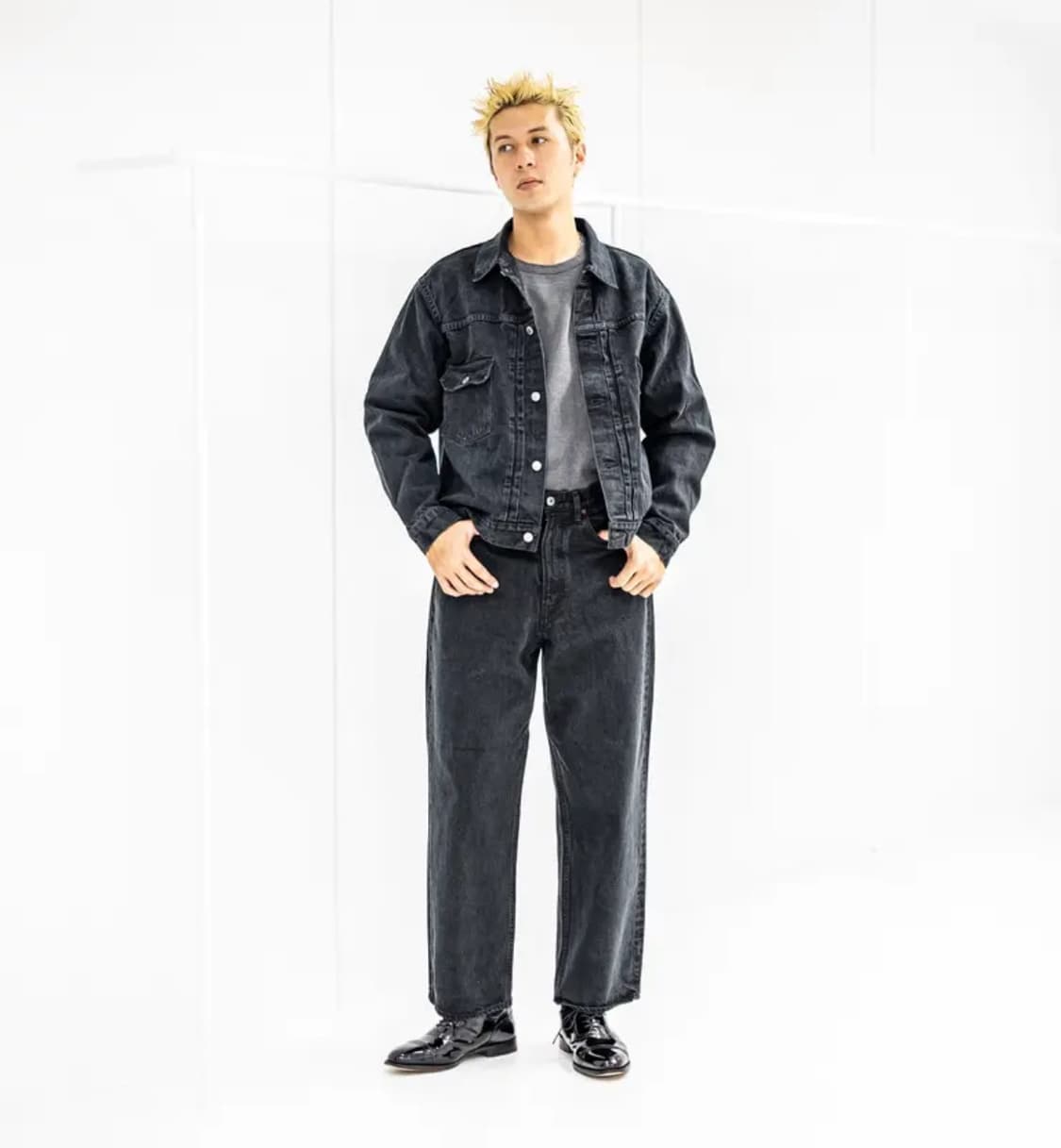 A.PRESSE 아프레쎄 데님 팬츠 & 2ND 타입 데님 자켓 상품이미지3