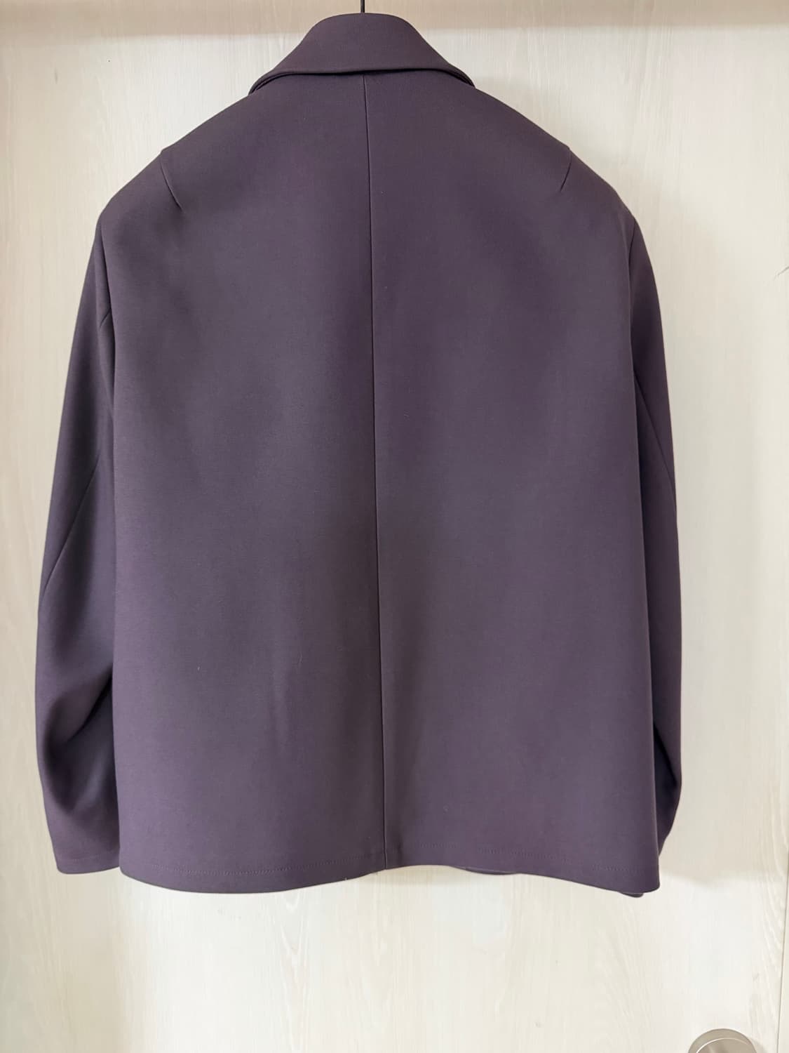 미나브 미니멀 크롭 투웨이 자켓 애쉬바이올렛m 상품이미지2