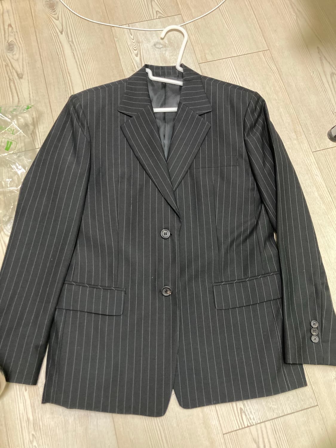 오어 스트라이프 자켓 스커트 셋업 상품이미지2